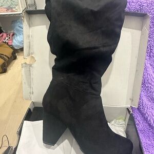 Torrid Slouch Cone Heel Knee Boot